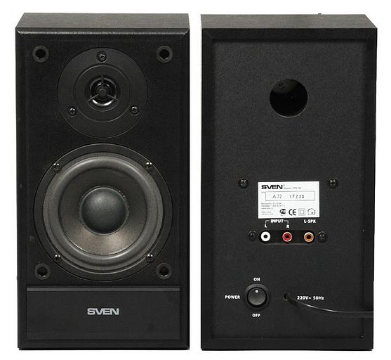 Колонки деревянные АС SPS-702 (40 Вт), Черный SVEN SPS-702 (SV-0120702BL) фото 3