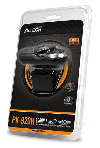 Камера Web A4Tech PK-920H-1 серебристый 2Mpix (1920x1080) USB2.0 с микрофоном фото 6