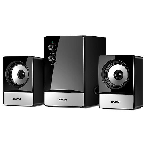 Колонки Sven MS-90 2.1 черный 10Вт фото 1