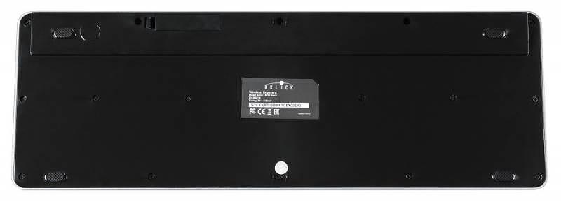 Клавиатура Оклик 870S черный USB беспроводная slim Multimedia фото 4