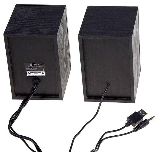 Колонки Оклик OK-160 2.0 черный 6Вт фото 6