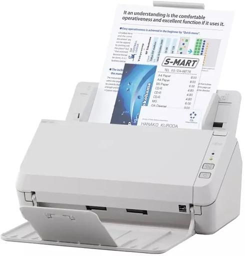 Сканер Fujitsu SP-1125N (PA03811-B011) A4 белый фото 4