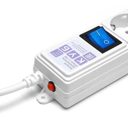 Сетевой фильтр Powercube SPG(5+1)-16B-5М-WHITE 5м (6 розеток) белый (коробка) фото 3