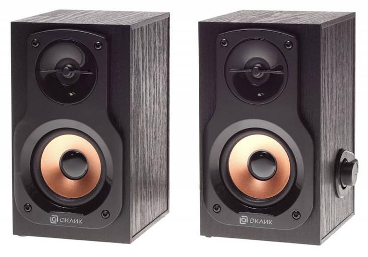 Колонки Оклик OK-162 2.0 черный 8Вт фото 1