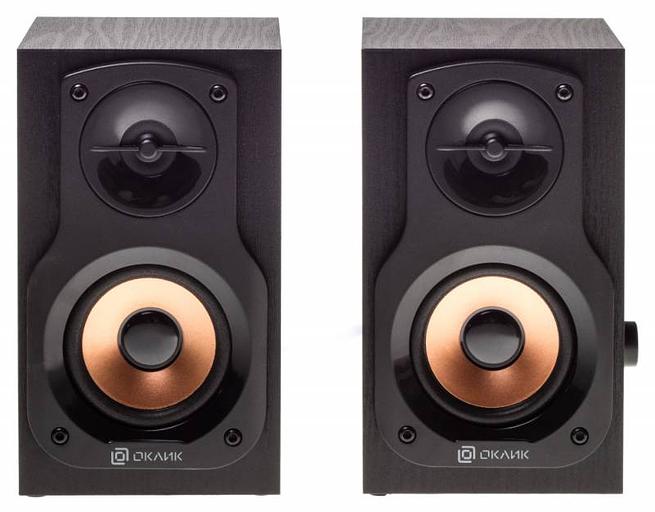 Колонки Оклик OK-162 2.0 черный 8Вт фото 2