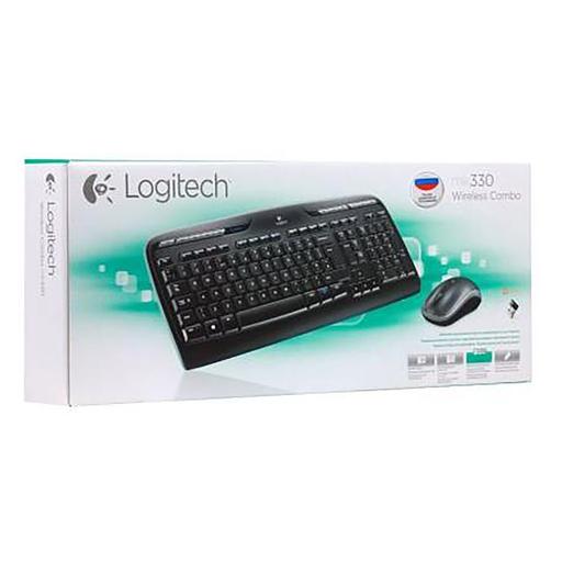 Клавиатура + мышь Logitech MK330 клав:черный мышь:черный USB беспроводная Multimedia фото 4