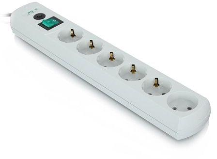 Сетевой фильтр Most RG 3м (6 розеток) белый (коробка) фото 1