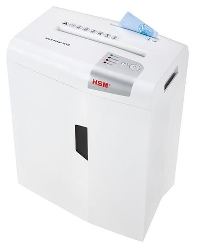 Шредер HSM ShredStar X10-4.5x30 (секр.P-4)/фрагменты/10лист./21лтр./скрепки/скобы/пл.карты/CD фото 5