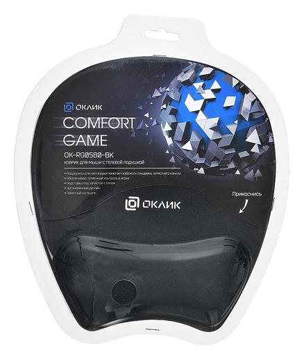 Коврик для мыши Оклик OK-RG0580-BK черный 245x220x24мм фото 3