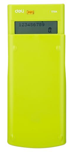 Калькулятор научный Deli E1710A/GRN зеленый 10+2-разр. фото 4