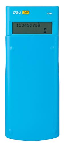 Калькулятор научный Deli E1710A/BLU синий 10+2-разр. фото 4