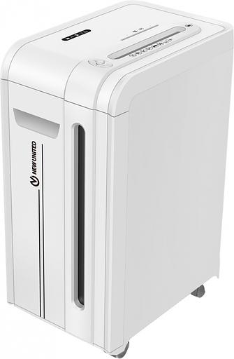 Шредер New United Etalon ET-18M Force белый (секр.P-5)/перекрестный/16лист./34лтр./скрепки/скобы/пл.карты/CD фото 1