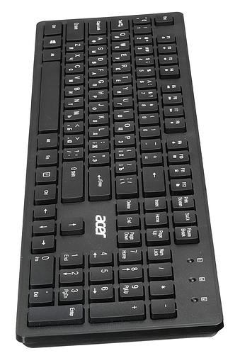 Клавиатура Acer OKW020 черный USB slim фото 5