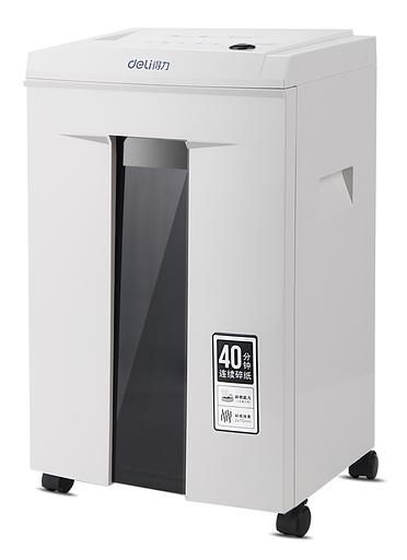 Шредер Deli 9912 (секр.P-5)/фрагменты/6лист./20лтр./скрепки/скобы/пл.карты/CD фото 1