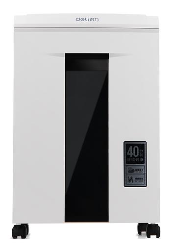 Шредер Deli 9912 (секр.P-5)/фрагменты/6лист./20лтр./скрепки/скобы/пл.карты/CD фото 2