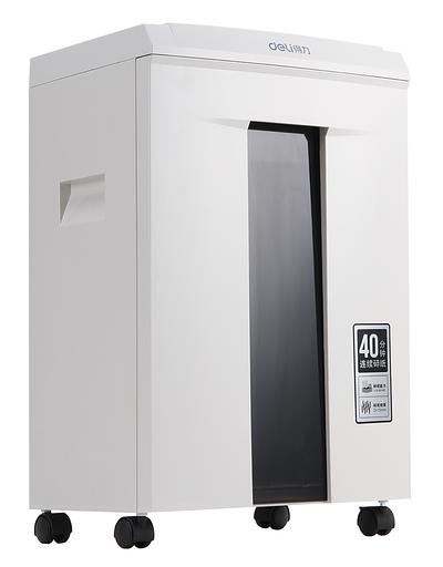 Шредер Deli 9912 (секр.P-5)/фрагменты/6лист./20лтр./скрепки/скобы/пл.карты/CD фото 4