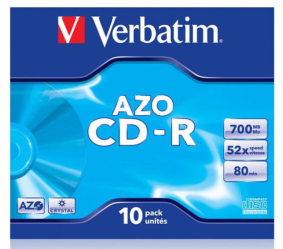Диск CD-R Verbatim 700Mb 52x DataLife+ Jewel Case (10шт) фото 2