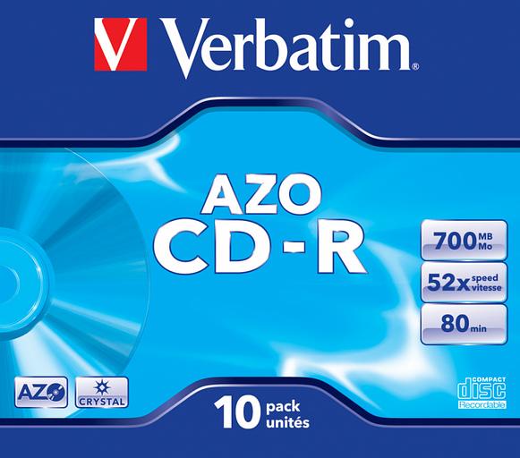 Диск CD-R Verbatim 700Mb 52x DataLife+ Jewel Case (10шт) фото 3