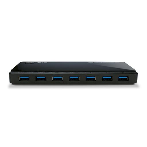 Разветвитель USB 3.0 TP-Link UH720 7порт. черный фото 1