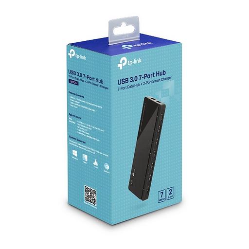 Разветвитель USB 3.0 TP-Link UH720 7порт. черный фото 3