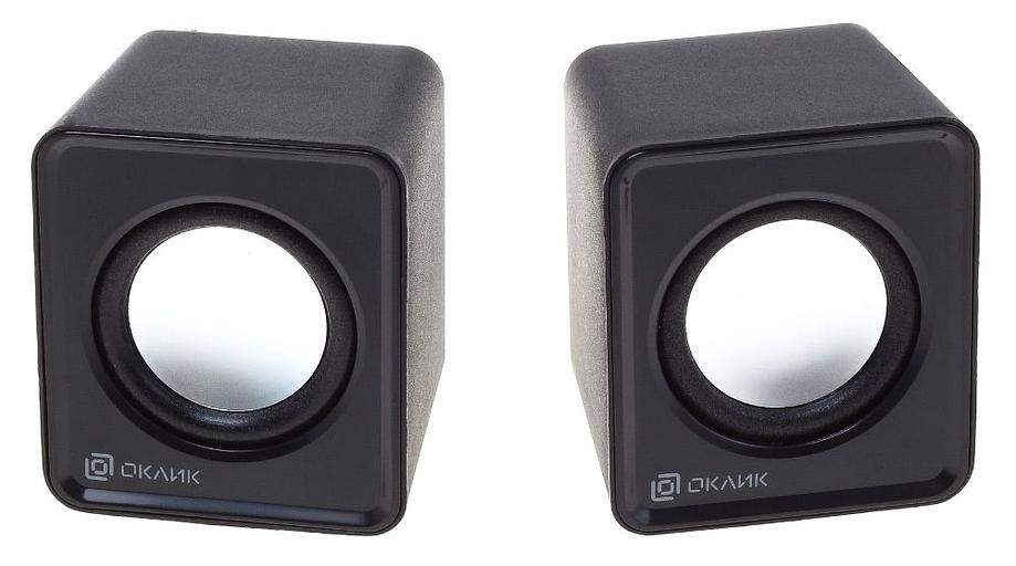 Колонки Оклик OK-331 2.0 черный 6Вт фото 1