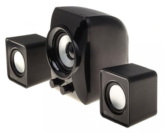 Колонки Оклик OK-420 2.1 черный 11Вт фото 2