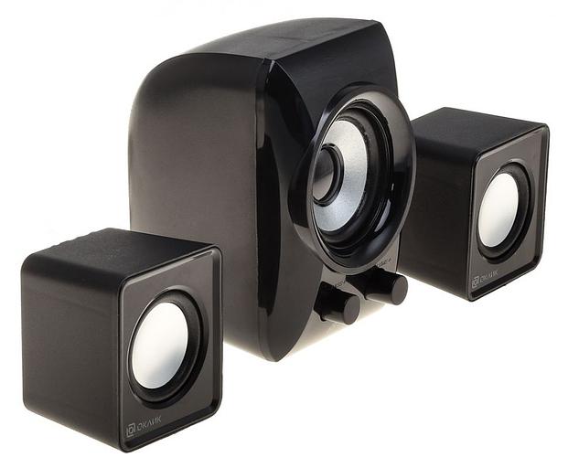 Колонки Оклик OK-420 2.1 черный 11Вт фото 3