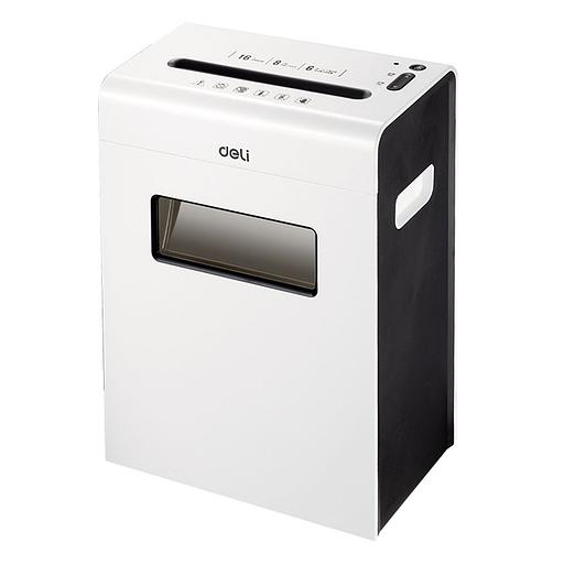 Шредер Deli Touch E9921-EU белый (секр.P-4)/фрагменты/6лист./16лтр./скрепки/скобы/пл.карты фото 1