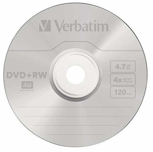 Диск DVD+R Verbatim 4.7Gb 16x Cake Box (10шт) (43498) фото 1