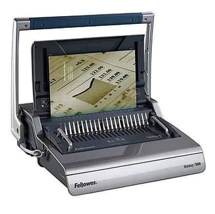 Переплетчик Fellowes Galaxy (FS-56220) A4/перф.28л.сшив/макс.500л./пластик.пруж. (6-50мм) фото 1