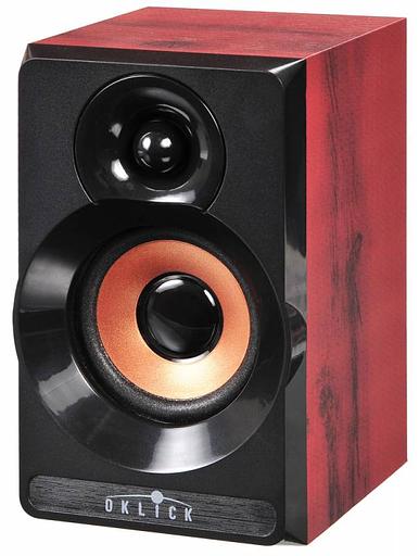 Колонки Оклик OK-161 2.0 темное дерево 6Вт фото 6