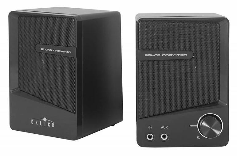 Колонки Оклик OK-126 2.0 черный 6Вт фото 1