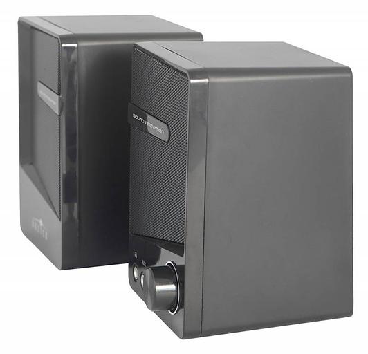 Колонки Оклик OK-126 2.0 черный 6Вт фото 2