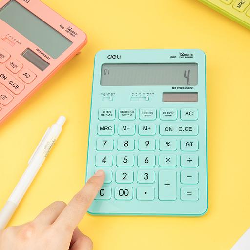 Калькулятор настольный Deli Touch EM01541 красный 12-разр. фото 9