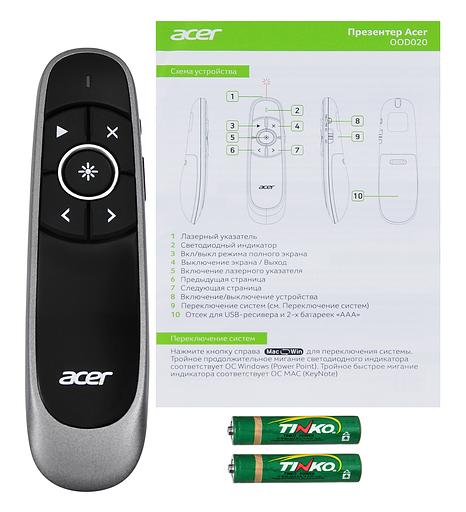 Презентер Acer OOD020 Radio USB (30м) черный фото 7