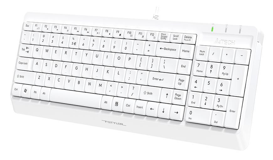 Клавиатура A4Tech Fstyler FK15 белый USB фото 5