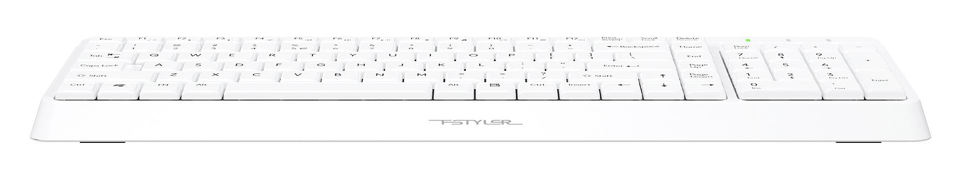 Клавиатура A4Tech Fstyler FK15 белый USB фото 6