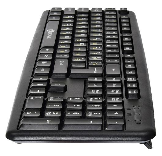 Клавиатура Оклик 130M черный USB фото 4