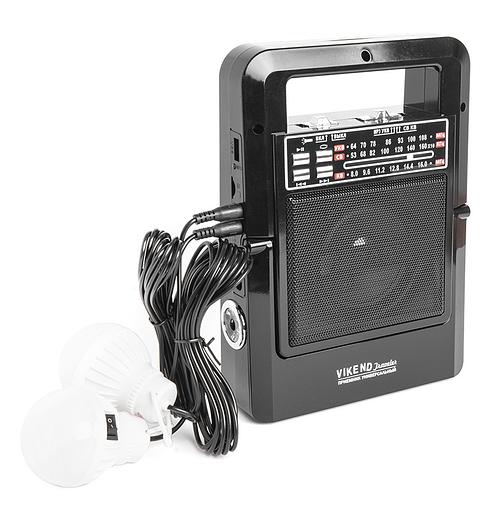 Радиоприемник портативный Сигнал Vikend Traveler черный USB SD/MMC фото 1