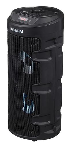 Минисистема Hyundai H-MC160 черный 50Вт/FM/USB/BT/SD/MMC фото 2