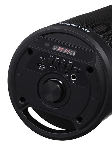 Минисистема Hyundai H-MC160 черный 50Вт/FM/USB/BT/SD/MMC фото 6