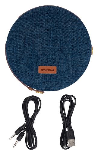 Колонка порт. Hyundai H-PAC520 синий 8W 1.0 BT/3.5Jack 10м 2200mAh фото 6