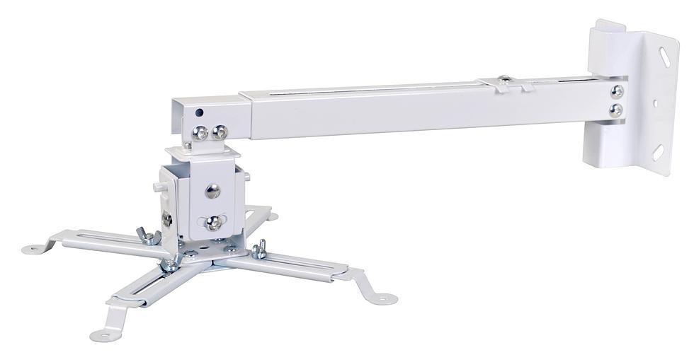 Кронштейн для проектора Cactus CS-VM-PRE01-WT белый макс.23кг настенный и потолочный поворот и наклон фото 1