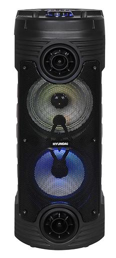 Минисистема Hyundai H-MC170 черный 80Вт/FM/USB/BT/SD/MMC фото 1