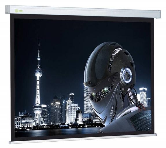 Экран Cactus 128x170.7см Wallscreen CS-PSW-128x170 4:3 настенно-потолочный рулонный белый фото 1