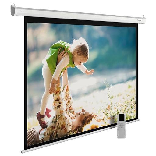 Экран Cactus 150x240см MotoExpert CS-PSME-240x150-WT 16:10 настенно-потолочный рулонный белый (моторизованный привод) фото 1