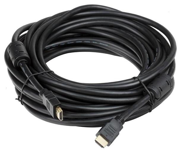 Кабель Ningbo HDMI (m)/HDMI (m) 10м. феррит.кольца Позолоченные контакты (HDMI-10M-MG(VER1.4)) фото 1