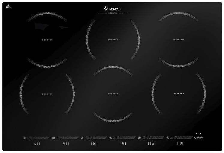 Индукционная варочная поверхность Gefest ПВИ 4323 черный фото 1