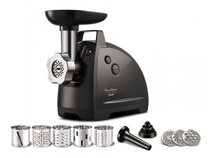 Мясорубка Moulinex ME684832 2000Вт серый фото 2