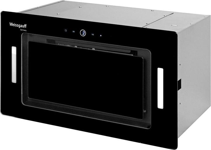 Вытяжка встраиваемая Weissgauff Aura 850 черный управление: кнопочное (1 мотор) фото 2